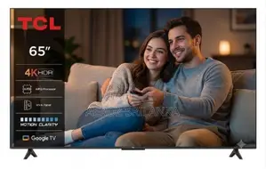 New TCL 65"4K UHD Google TV - TCL65P6K