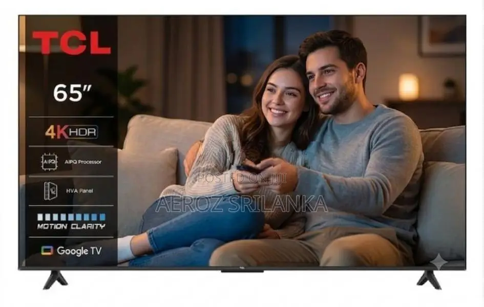 New TCL 65"4K UHD Google TV - TCL65P6K