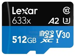 LEXAR 512GB 4K Micro SD card for cctv, mobile phone High speed reading