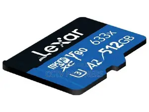 LEXAR 512GB 4K Micro SD card for cctv, mobile phone High speed reading