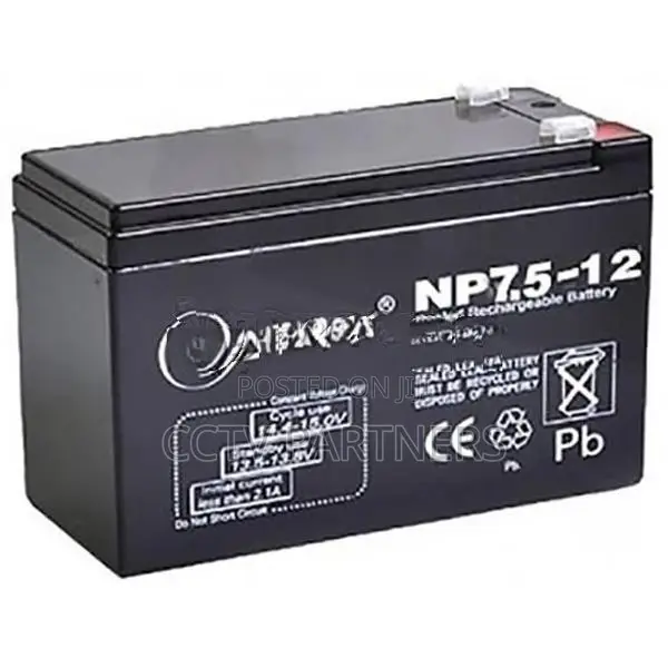 Matrix Ups Battery 12v / 7a for cctv, Computer house holds item Powers
