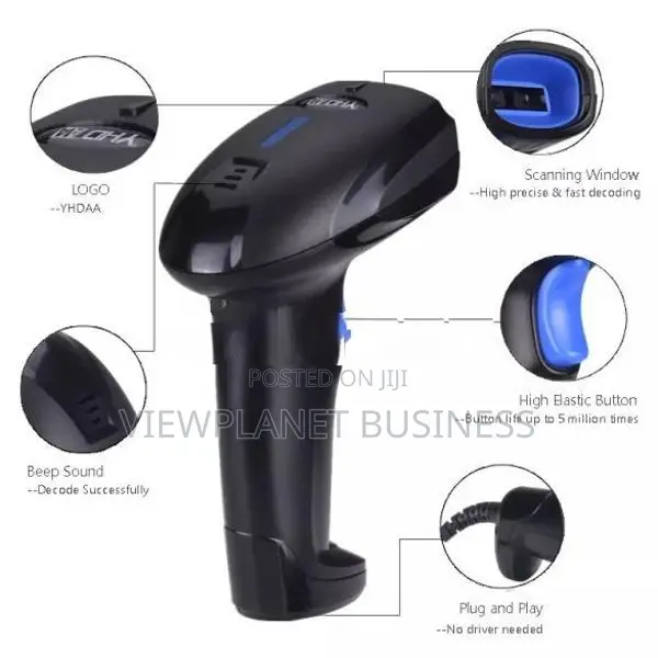2D Handheld Wired Barcode Scanner Reader for Pos Yhd-1100D