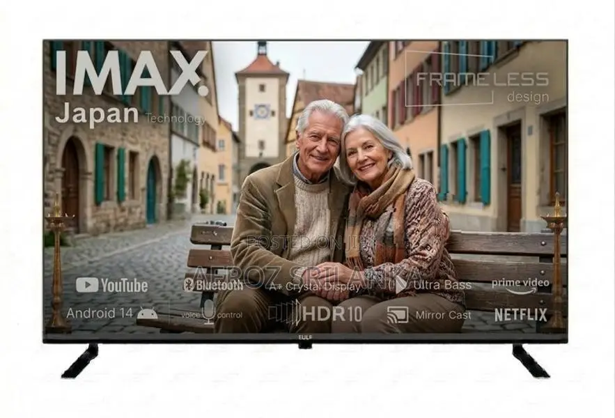 New IMAX 43'' 4K QLED UHD Smart Android Tv with Voice Control