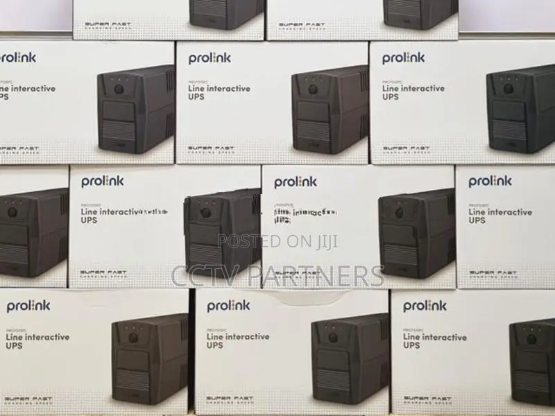 Prolink 1.2KVA UPS Super Fast Charging Line Interactive System cctv