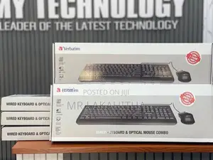 Wired Verbatim Keyboard And Mouse Combo Pack