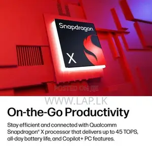 HP 14-hz0015dx Next Gen AI Snapdragon® X X1-26-100 16GB DDR5 512GB NVM