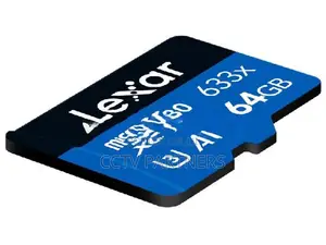 64 GB microSD Card Lexar High Performance 633x , SDXC UHS-I, wifi cctv