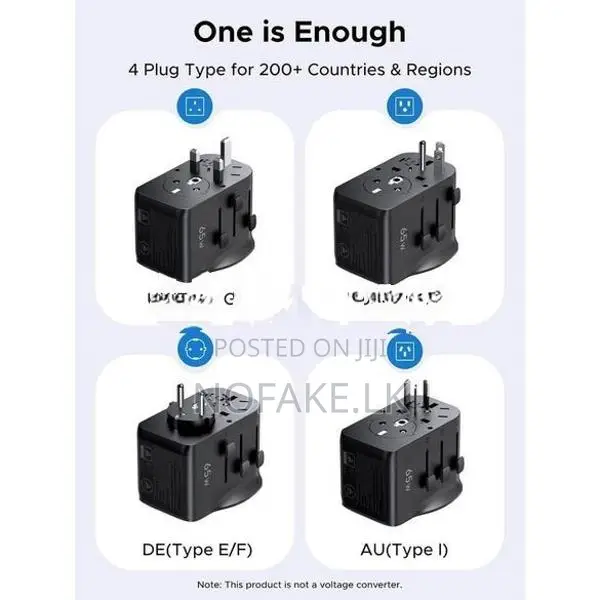 Ugreen 65W Universal Travel Adapter