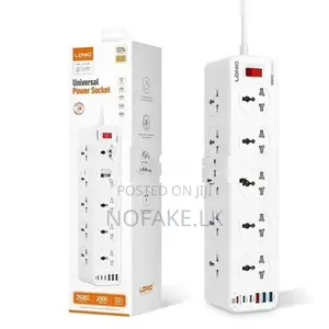 LDNIO 10 2500W universal Power Socket With USB Charging Ports