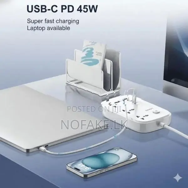 LDNIO SC6 Power Socket with 45W Super Fast Charging USB