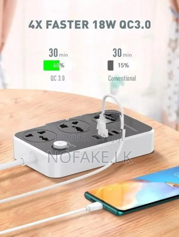 LDNIO 3 Port Power Socket