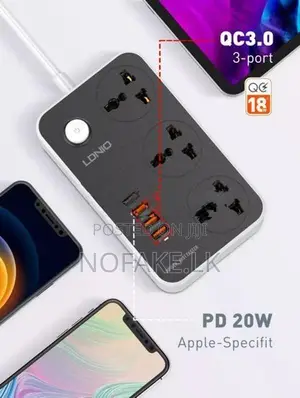 LDNIO 3 Port Power Socket