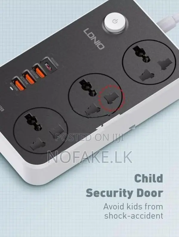 LDNIO 3 Port Power Socket