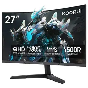 Koorui 27E6QCA QHD VA 180Hz 27″ CURVED GAMING MONITOR BRAND NEW