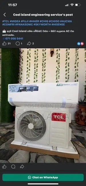 12000BTU TCL Inverter Brand New Air Conditioner