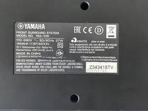 Yamaha YAS-108 Soundbar With Bluetooth HDMI ARC