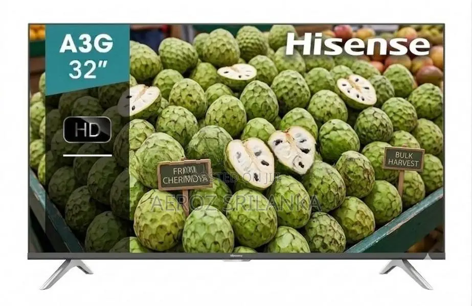 New 32'' Hisense HD LED Frameless Tv