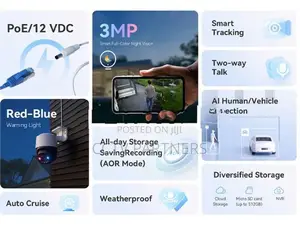 Imou Cruiser SC POE 3MP AI Human & Vehicle Detection Two-way Talk CCTV