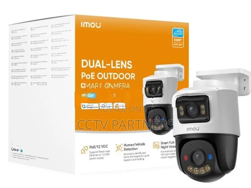 IMOU Cruiser Dual POE 6MP AI Human Vehicle Detect Active Deterrence CC