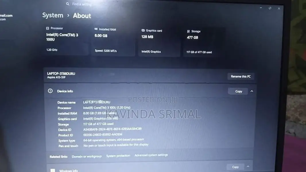 Acer Aspire 15 | Intel Core i3 14th Gen Full Set