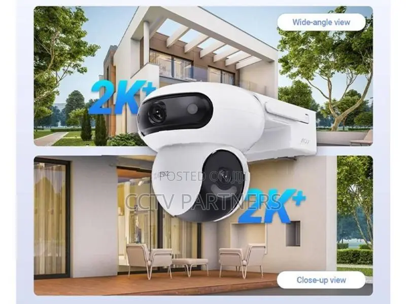 EZVIZ HB90X Dual 4G Solar Battery AOV + Wi-Fi CCTV Camera
