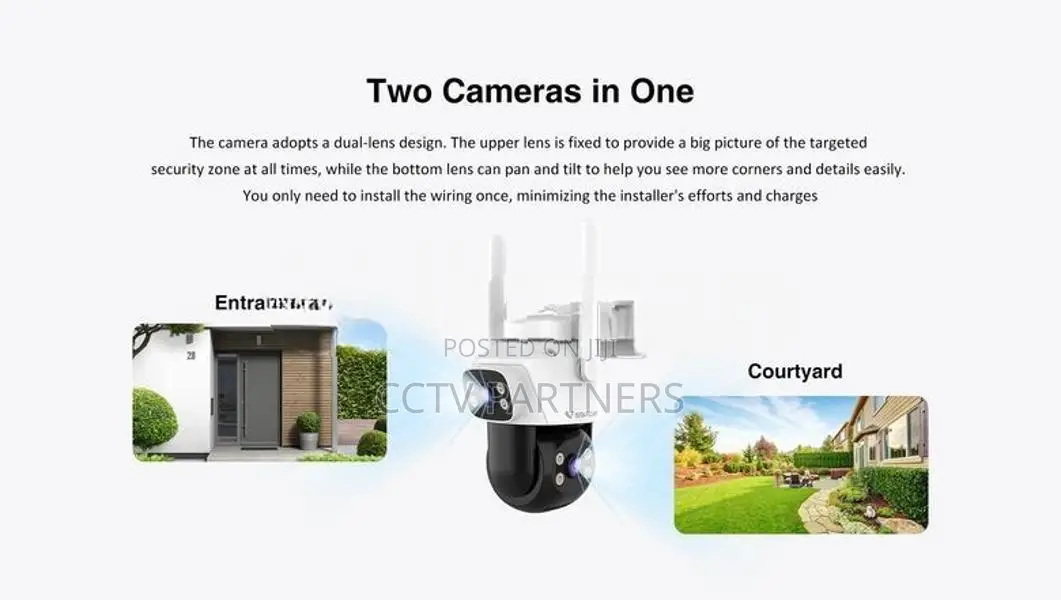 Vstarcam C622DR 6MP wifi two lens Outdoor Color Night Smart CCTV Camer