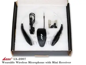 LANE Rechargeable UHF Wireless Neck Microphone (LX-2007)