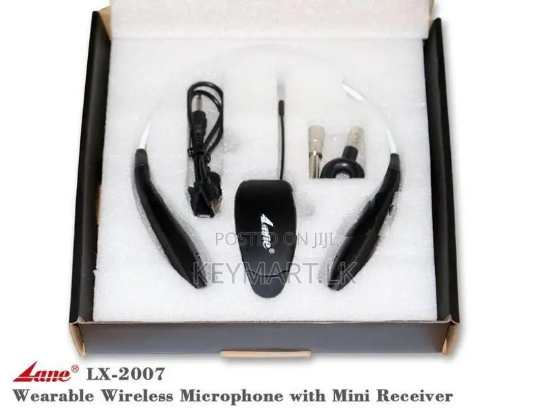 LANE Rechargeable UHF Wireless Neck Microphone (LX-2007)