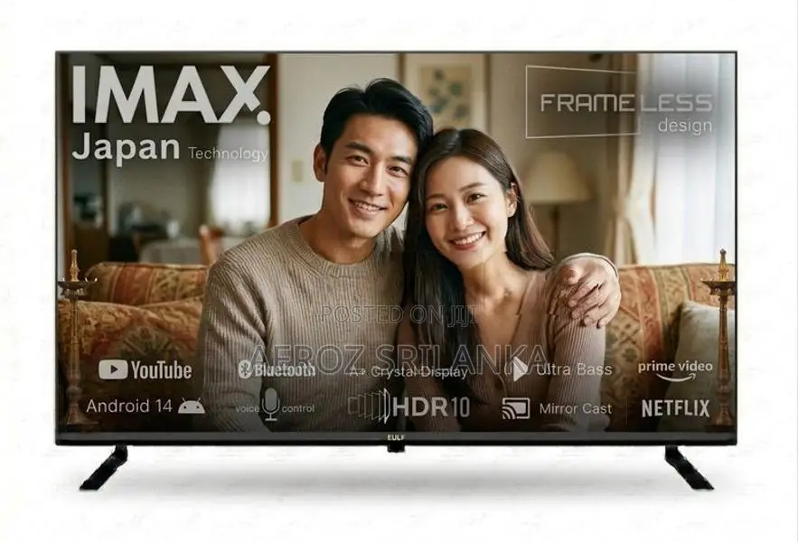New IMAX Frameless 50 UHD Smart 4K Tv with Voice Control