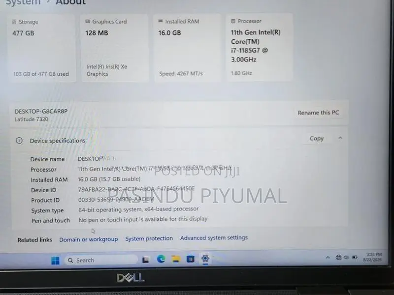 Intel Core I7 (11th Gen)