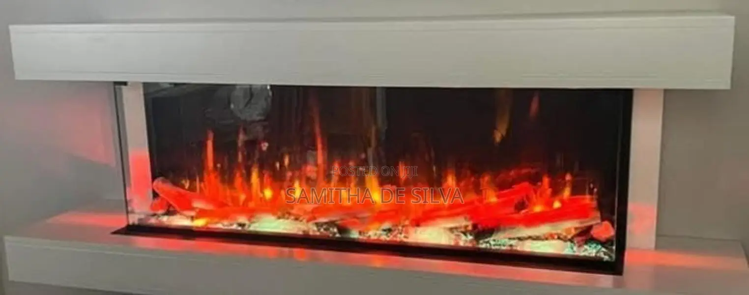 Electronic LED Fireplace Displays