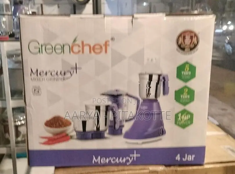 Green Chef Grinder 4jars