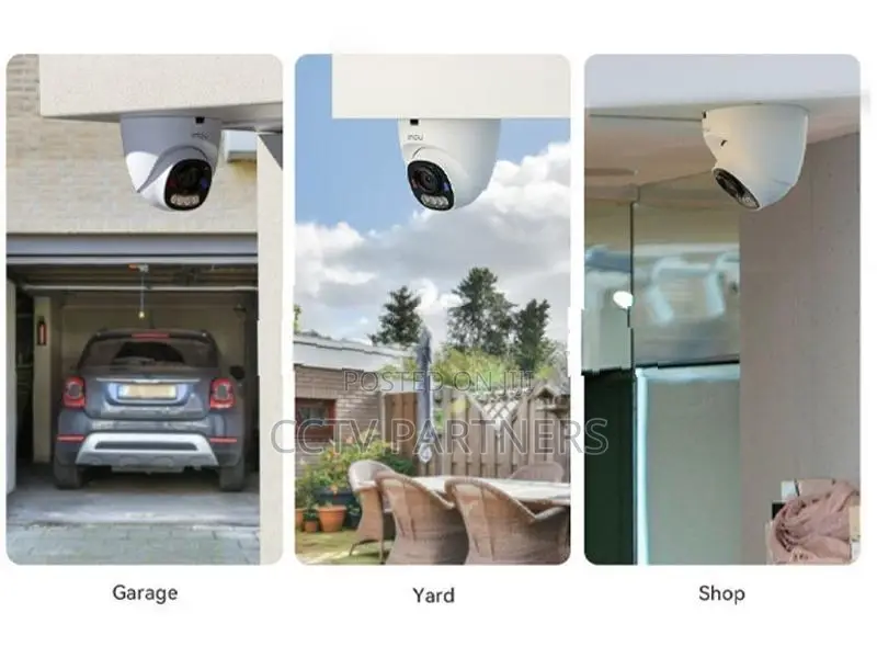 IMOU PoE 5MP Dome ColorVu Audi Siren Red and Blue CCTV Cam IPC-PS8D-5V