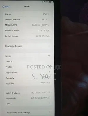 Apple iPad Mini A17 Pro 128GB Wi-Fi