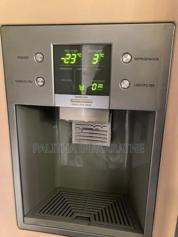 LG side by Refrigerator with Mini fridge