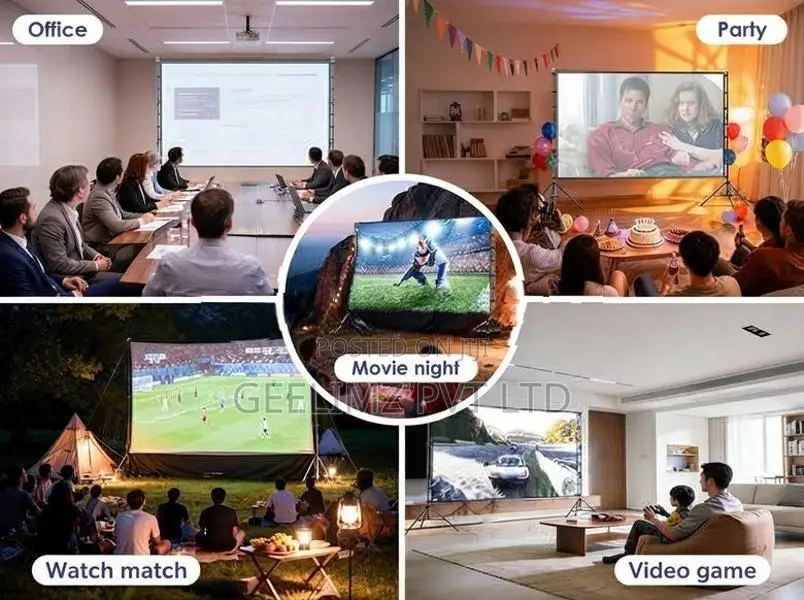 All Types Of Projector Screen for Events & Party