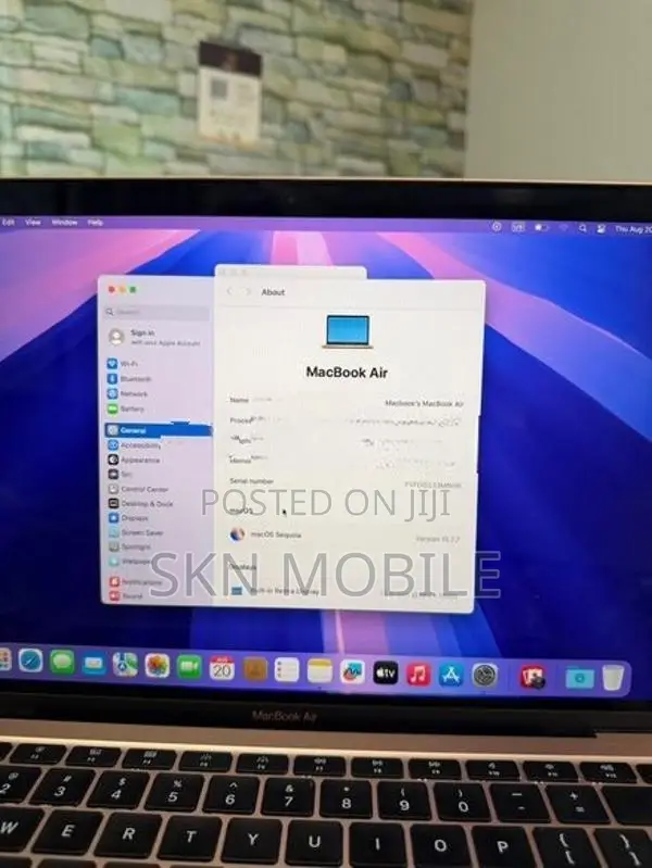 Apple MacBook Air i3 8GB 256GB 13”