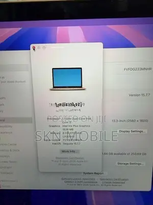Apple MacBook Air i3 8GB 256GB 13”
