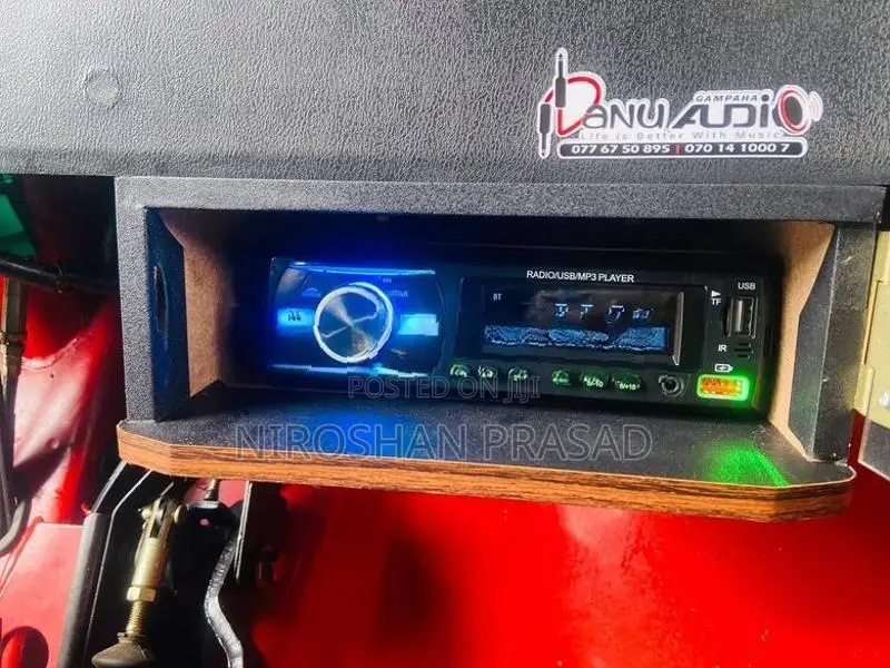 Sound System For TukTuk With Baffle - සහිත ශබ්ද පද්ධතිය