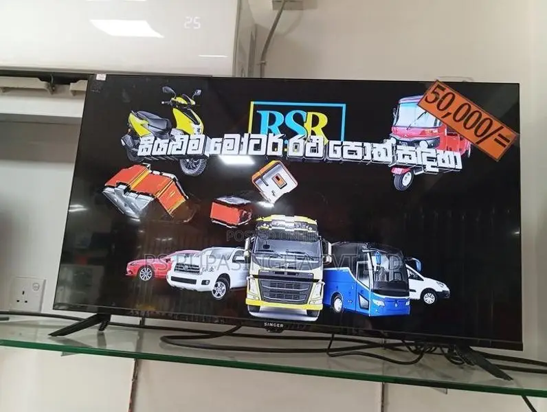 SINGER 40 LED TV W/REMOTE