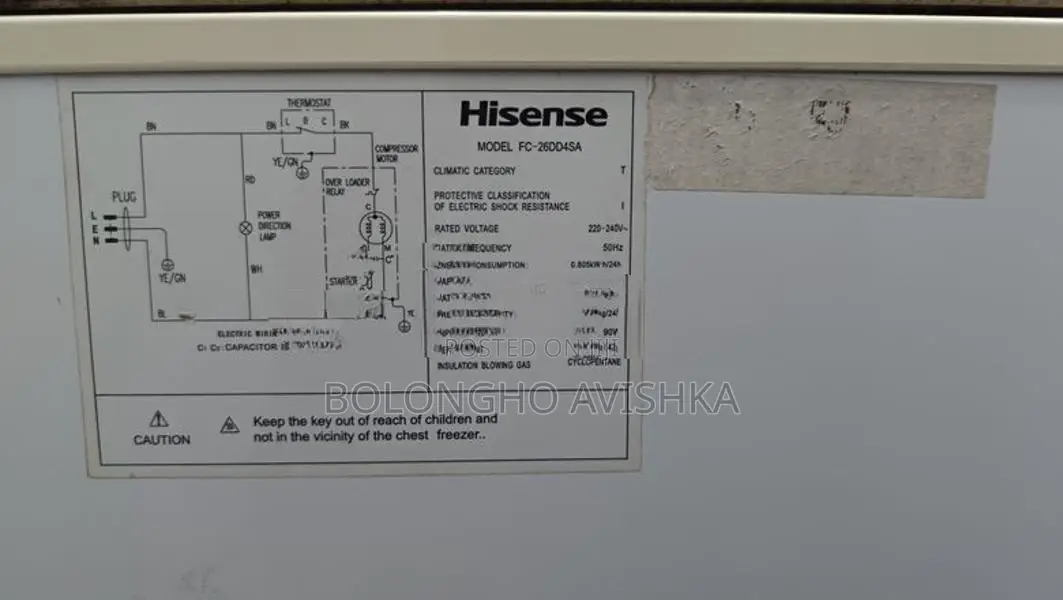 Hisense Deep Freezer