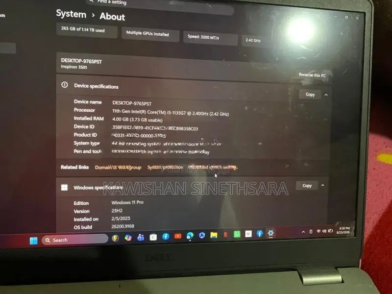 Dell I5 Laptop