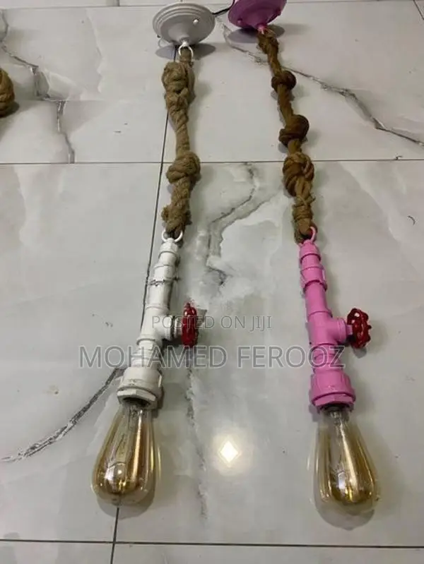 4-Piece Handmade Rope Pendant Light Set