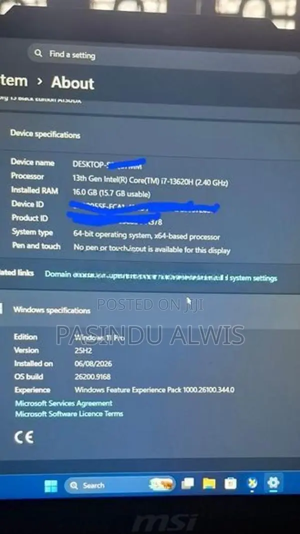 MSI Cyborg 15 A13UDX