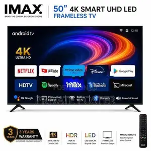 IMAX JAPAN 50" 4K UHD Smart Android 14 TV +Smart Remote