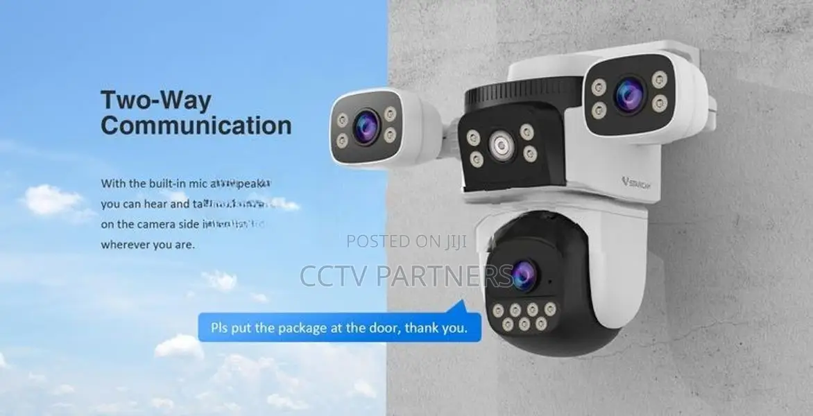 3MP 3 Lens Wifi AI function Human tracking Vstarcam CS621SR CCTV Camer