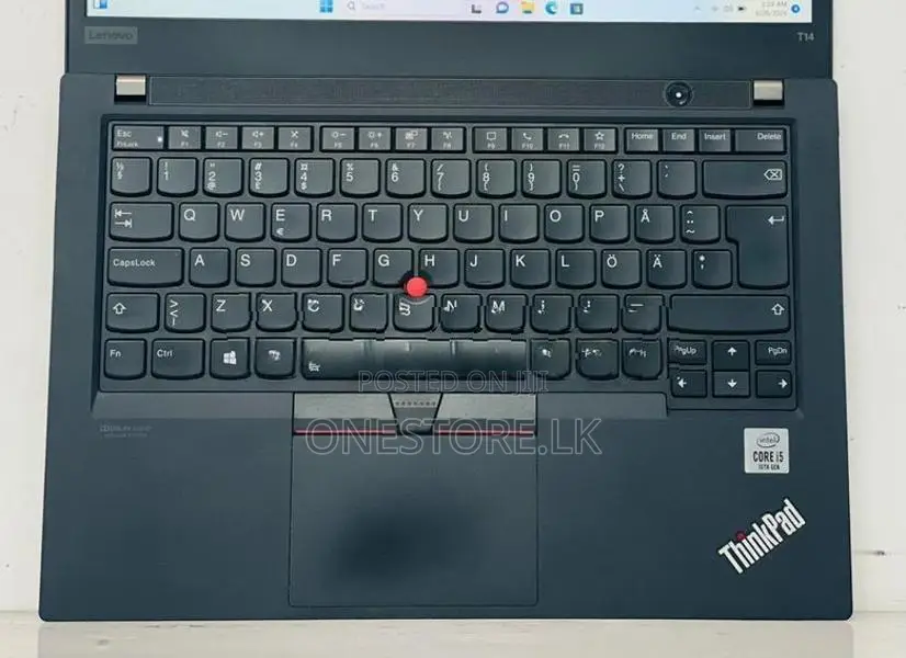 Thinkpad T14 i5 10th Gen 8GB VGA Backlit Keyboard 14 inch Full HD IPS