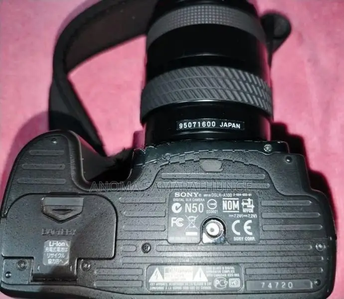 Sony Alpha A100 Camera with Tokina Lens