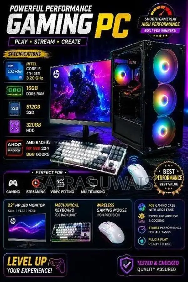 Intel core i 5 4th gen 3.20 Ghz