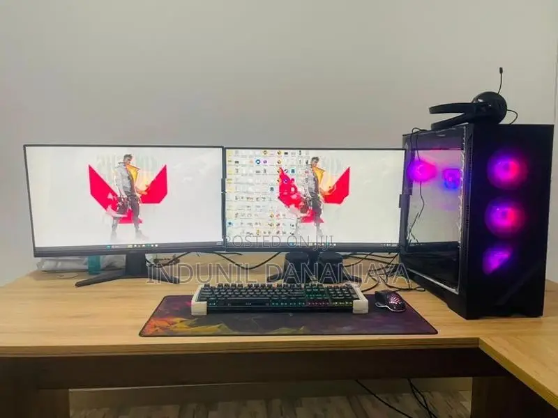 Core i7 14th Gen RTX 4060Ti Dual Monitor Setup